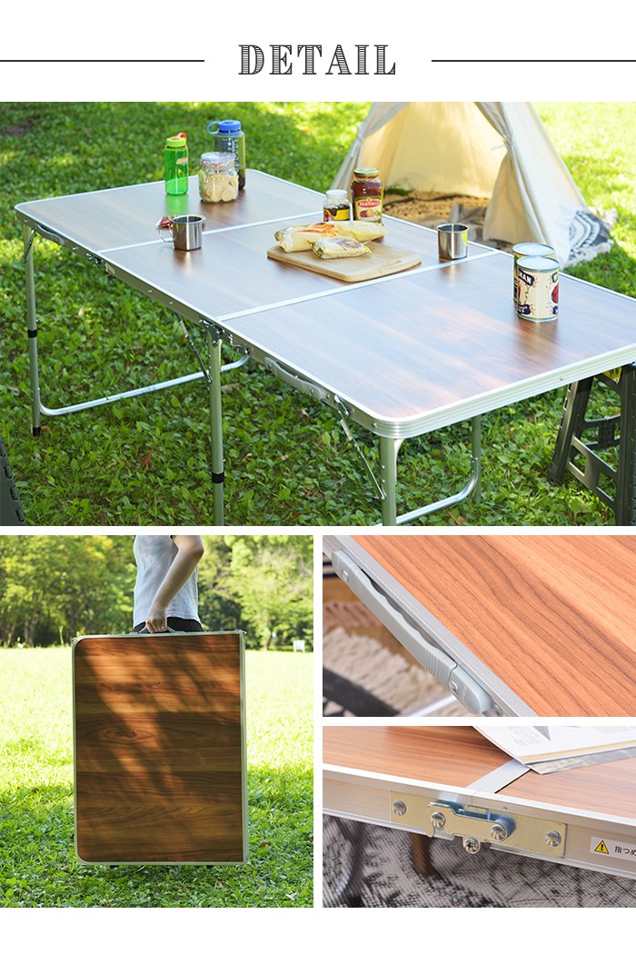 折りたたみテーブル ワイドテーブル 大型 奥行80 テーブル アウトドア フォールディング 作業台 高さ調整 コンパクト 軽量 折りたたみテーブル ワイドテーブル 大型 奥行80 テーブル アウトドア