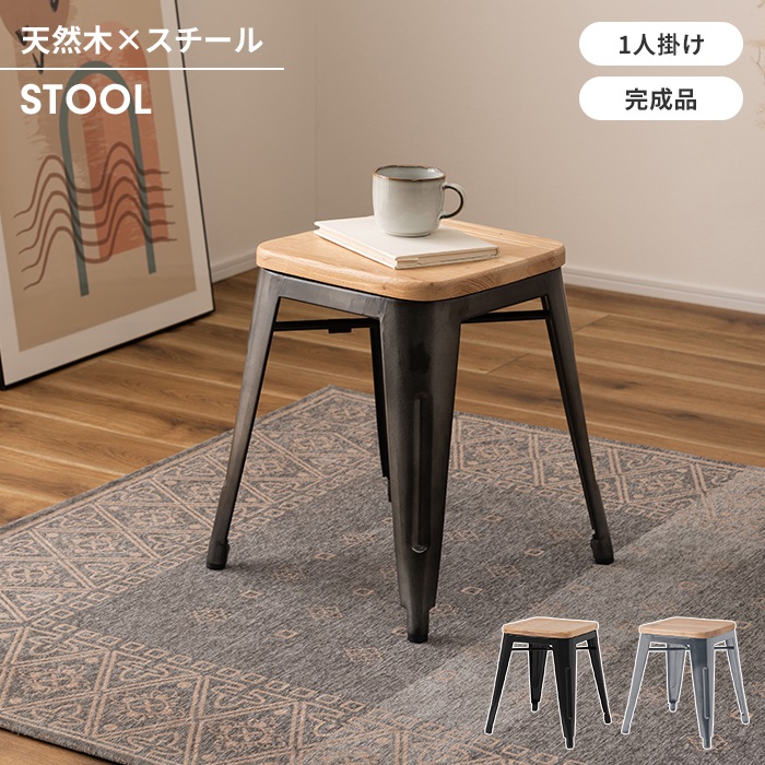 WHIZ-LIMITED 丸型ラグ 黒白赤星