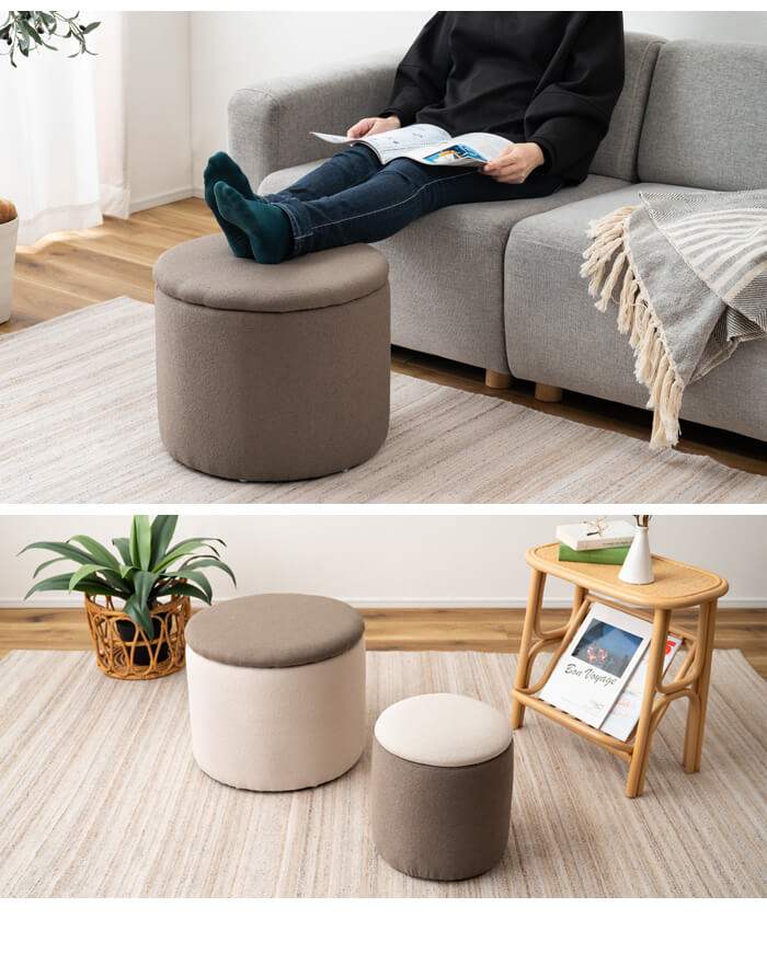 ボックススツール　L Amazon｜THLD スツール 収納 ボックススツール ネイビー 収納ボックス