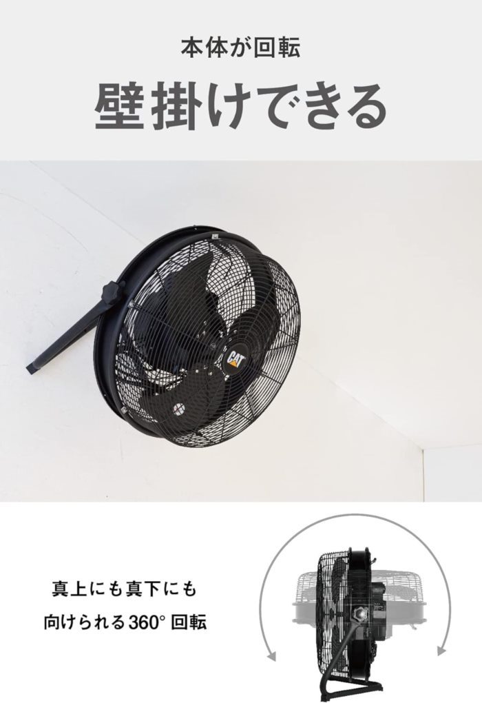 フロアファン 扇風機 45cm 工場扇 サーキュレーター 送風機 風量3段階