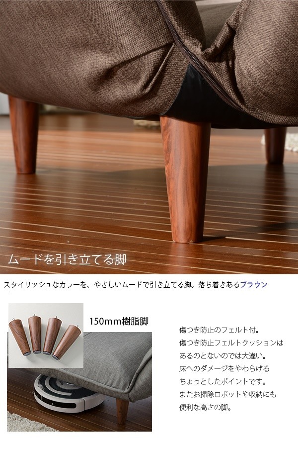 日本製 1人掛けソファ ベッド PVCレッド 送料無料 代引不可 M5 