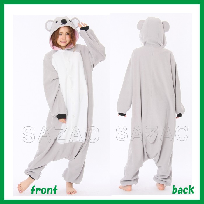 着ぐるみ コアラ オーストラリア つなぎ 服 グレー ハロウィン