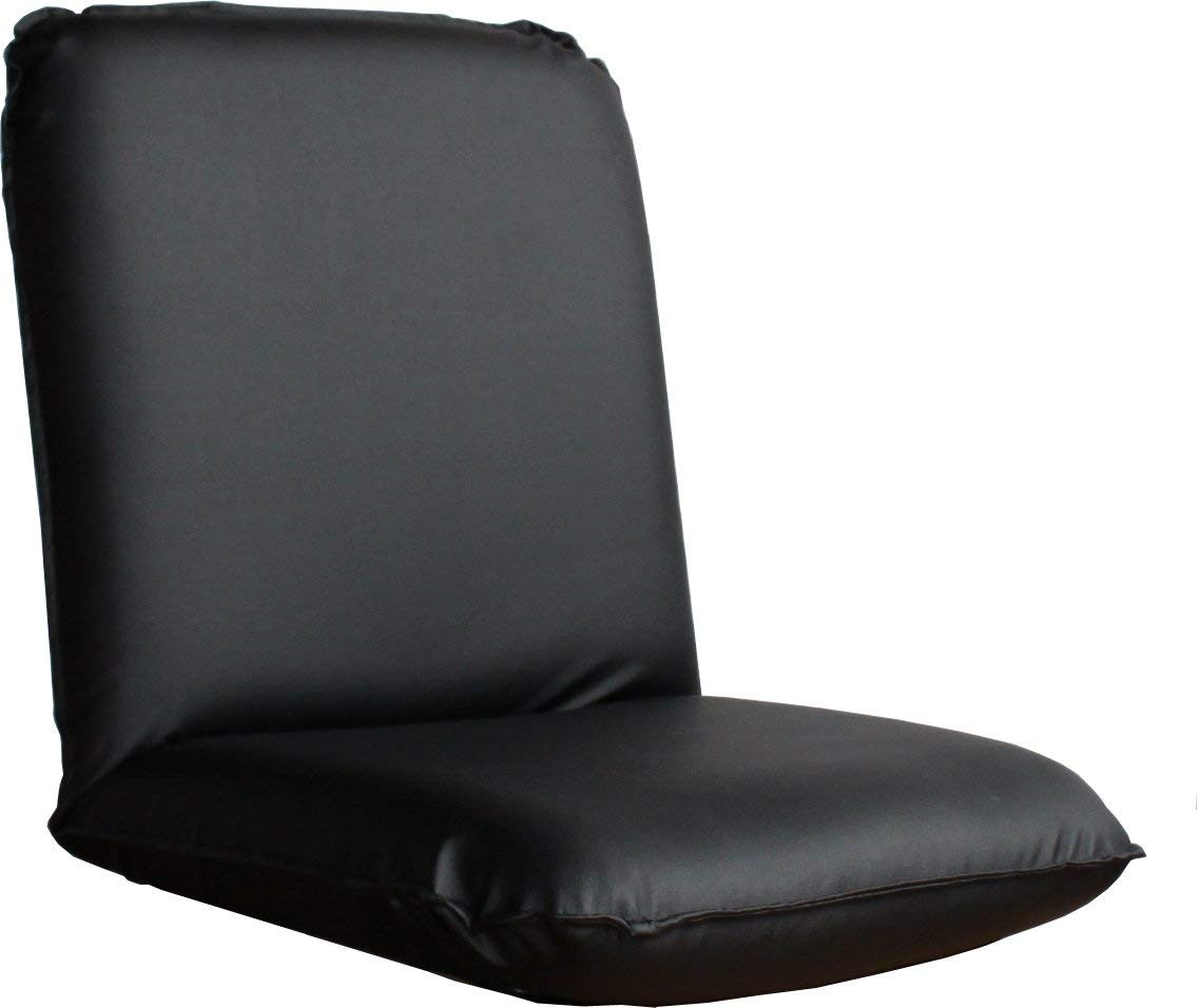 日本製 リクライニング コンパクト 座椅子 全6色 レザー素材 チェア チェアー 椅子 いす イス 座いす 座イス コンパクト フロア ソファー｜zakka-gu-plus｜02