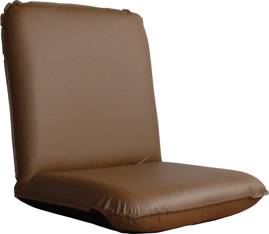 日本製 リクライニング コンパクト 座椅子 全6色 レザー素材 チェア チェアー 椅子 いす イス 座いす 座イス コンパクト フロア ソファー｜zakka-gu-plus｜03