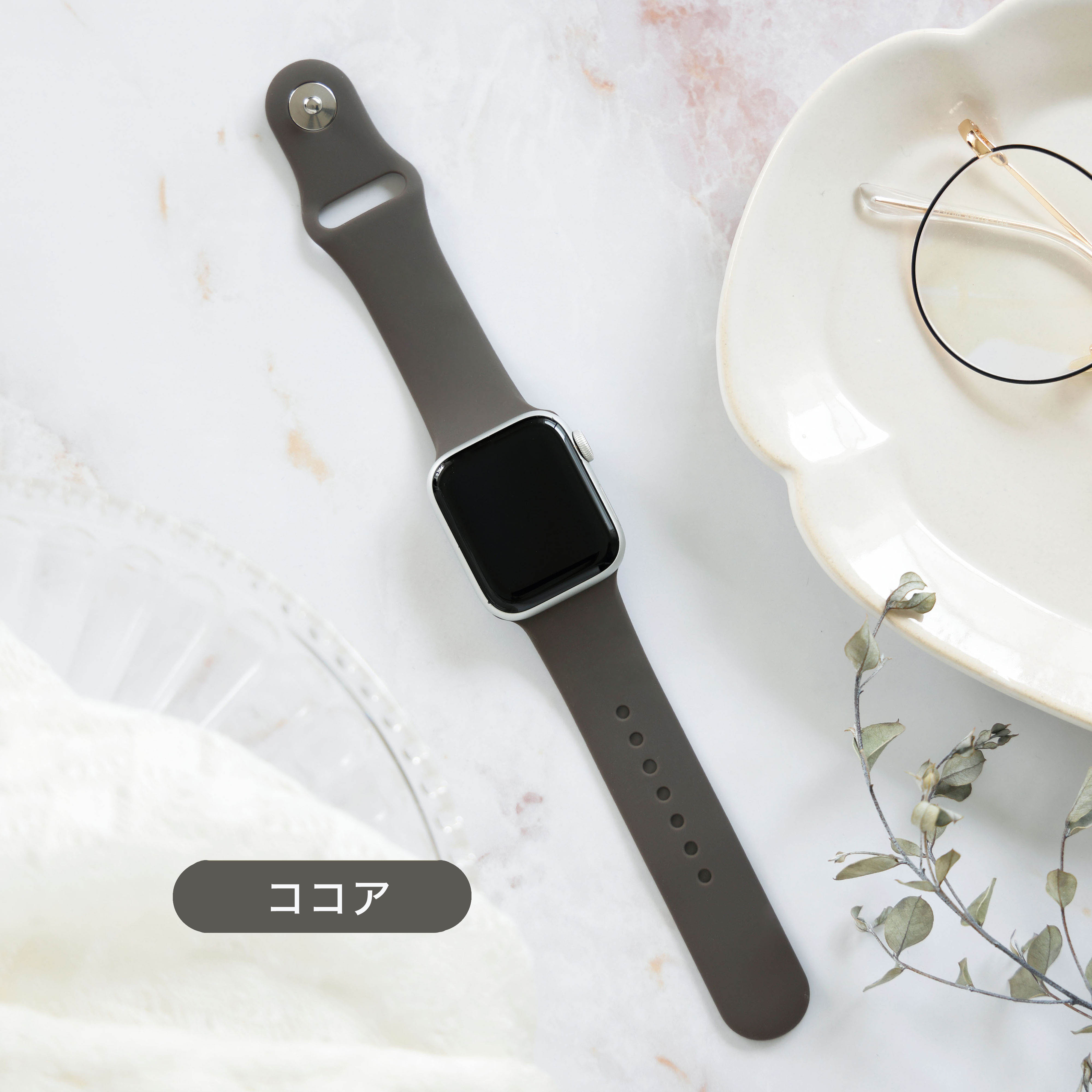 アップルウォッチ バンド apple watch ベルト 44mm シリコン se おしゃれ applewatch アップルウォッチバンド 女性 40mm 45mm｜zakka-kokokara｜15