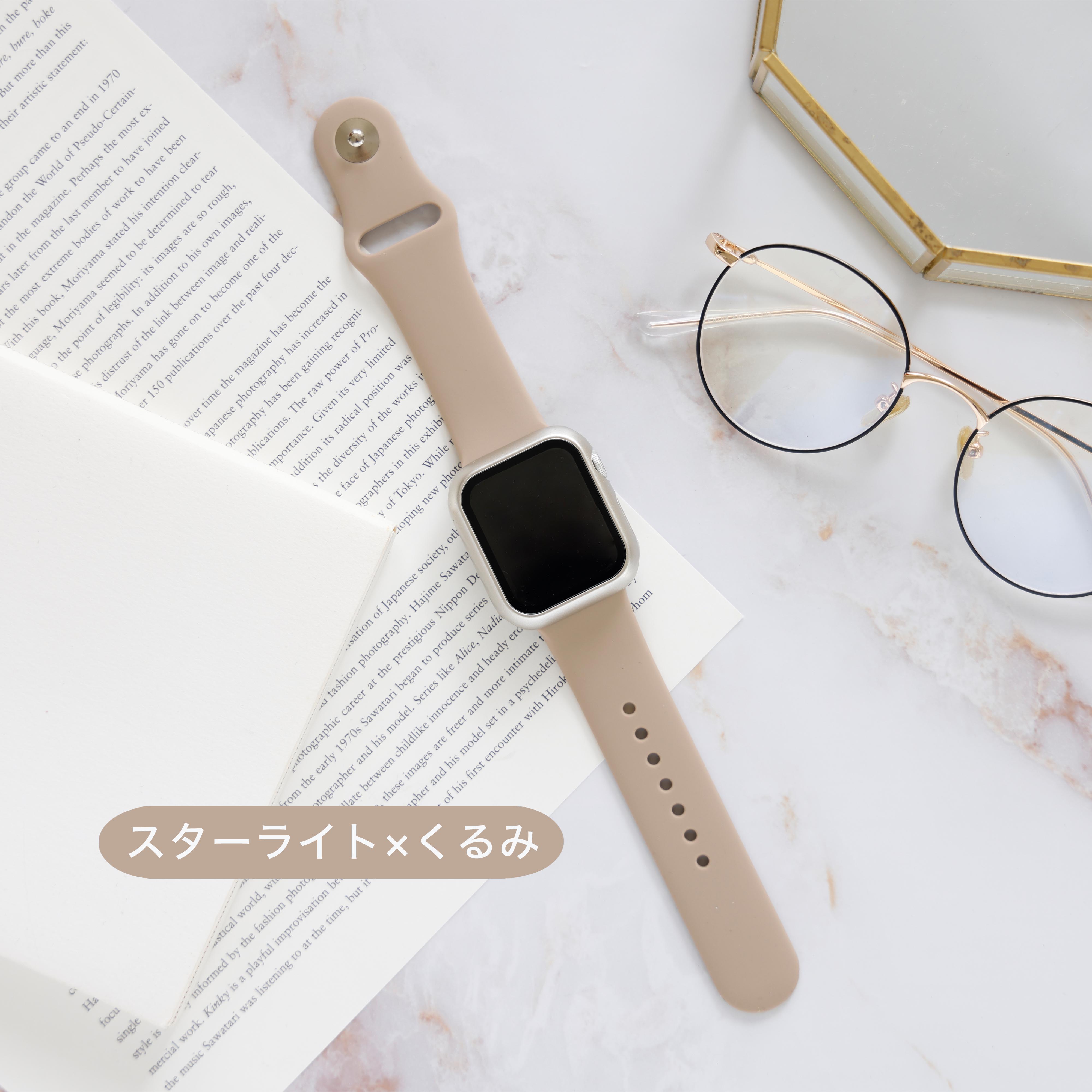 アップルウォッチ カバー apple watch アップルウォッチカバー ケース applewatch 8 se 7 45mm アップルウォッチse 防水 セット｜zakka-kokokara｜03