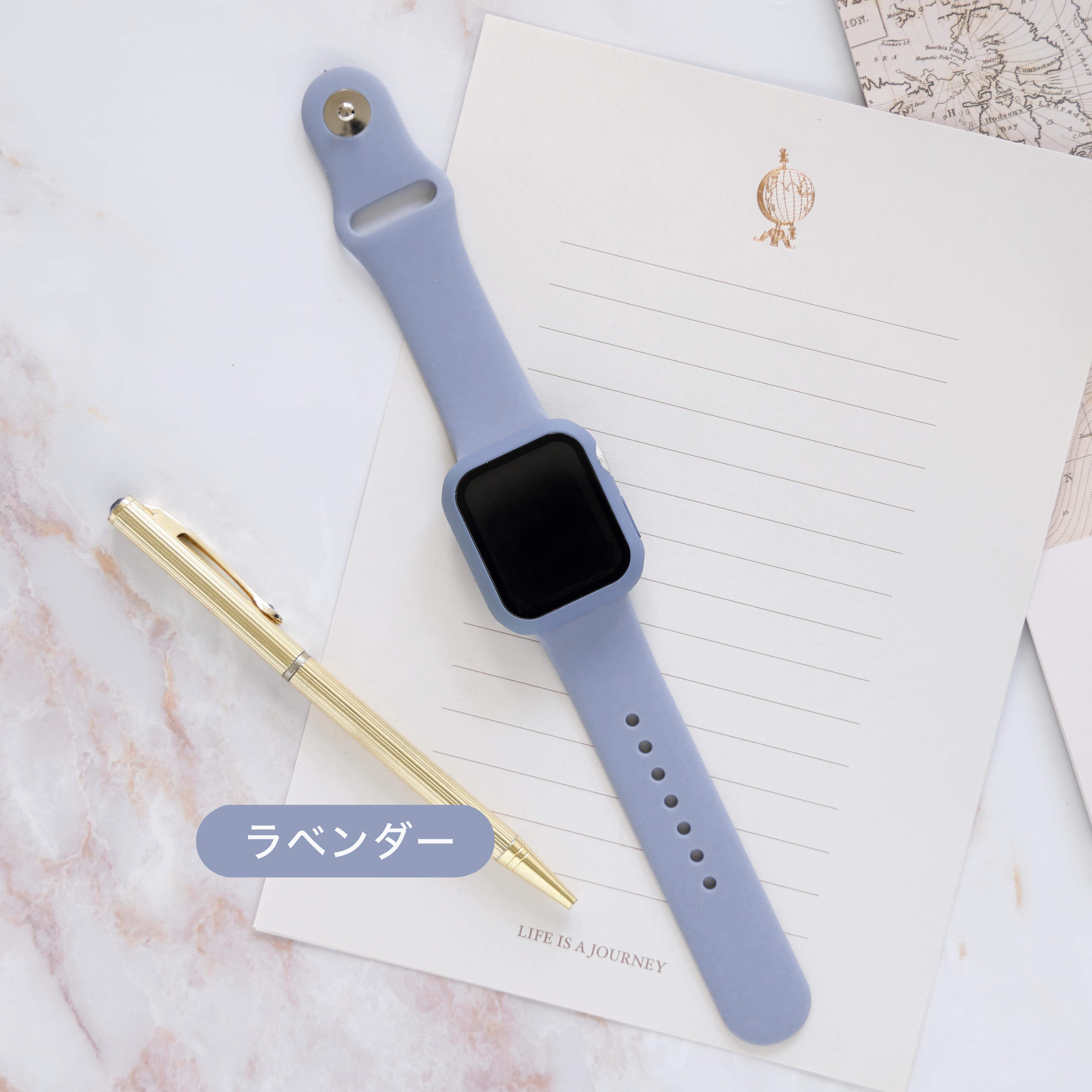 アップルウォッチ カバー apple watch アップルウォッチカバー ケース applewatch 8 se 7 45mm アップルウォッチse 防水 セット｜zakka-kokokara｜06