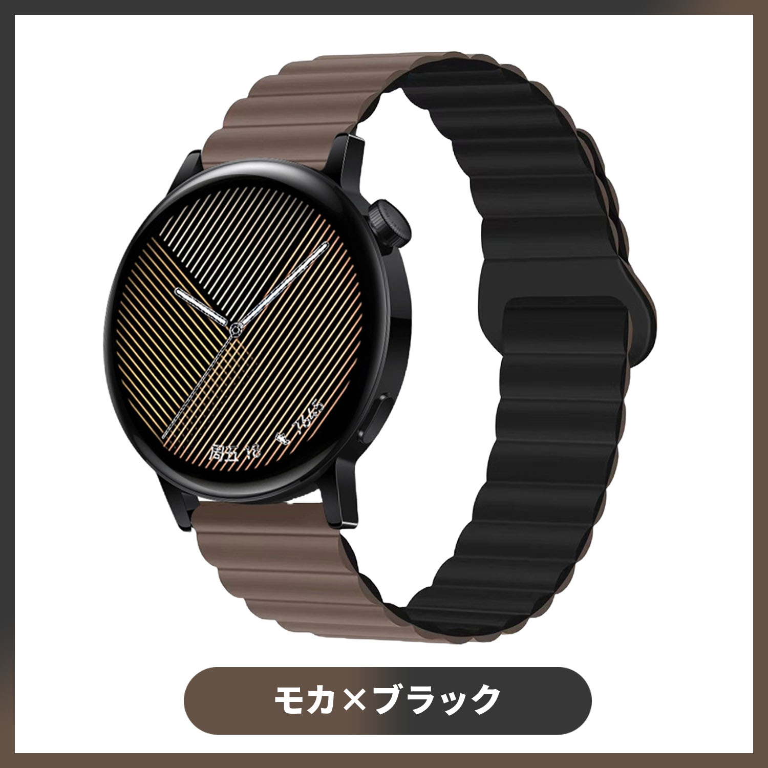 りょくちゃん専用！GARMIN 純正ブラック金属ベルト 22mmグレー GARMIN（ガーミン） スマートウォッチ ベルト 22mm 20mm 時計ベルト