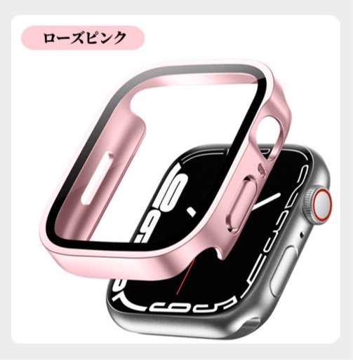 アップルウォッチ カバー apple watch アップルウォッチカバー ケース 8 se 7 アップルウォッチse 防水 フラットタイプ