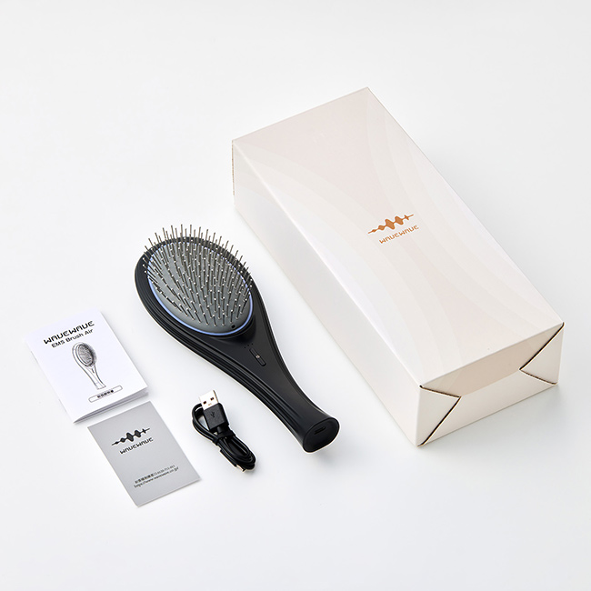 WAVEWAVE EMS Brush Air ブラッシュエアー(ヘアブラシ 頭皮ケア ブラシ