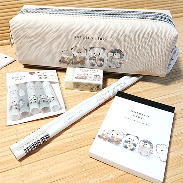 未使用品 PRADA ペンケース 鉛筆セット シルバー 113419-s.jpg