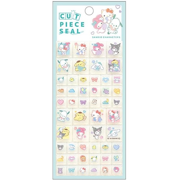 サンリオキャラクターズ カットピースシール むにゃっと 127443