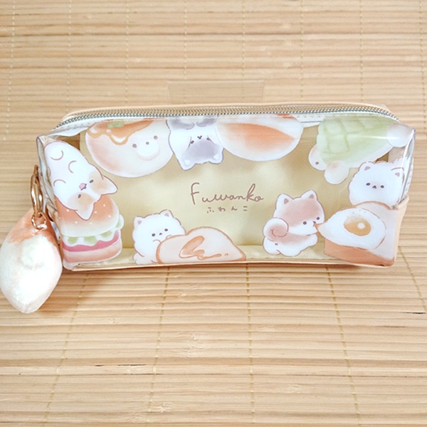 ペンケースと文房具セット ふわんこ 文具セット ペンケース+鉛筆消しゴム メモ 8点（いやいや