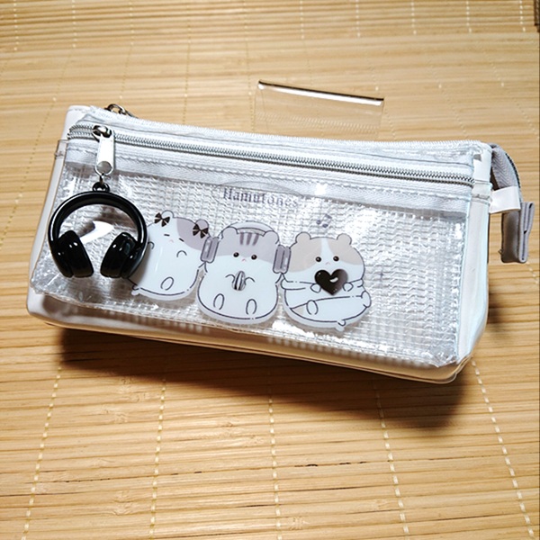 はむコレ 文具セット ペンケース+鉛筆消しゴム（ハムトーンズ）8点