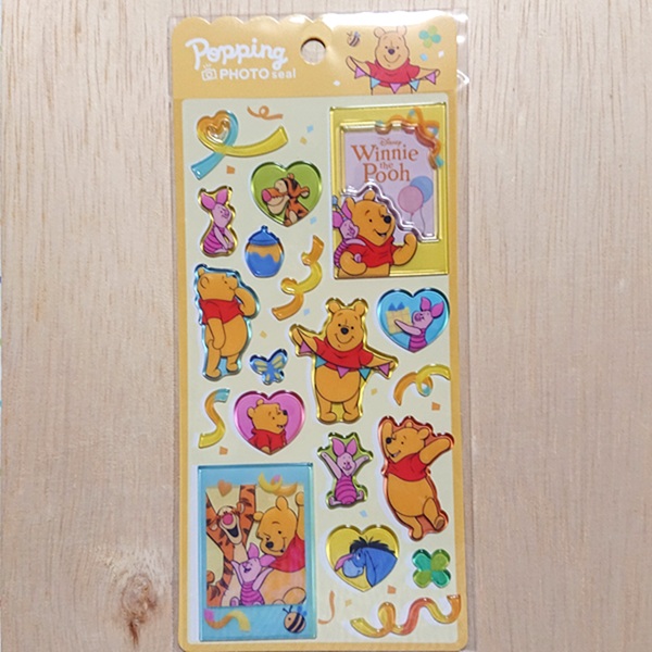 Disney（ディズニー） ぷっくり盛り上がった ポッピングフォトシール