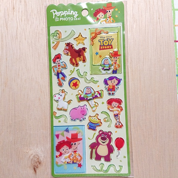 Disney（ディズニー） ぷっくり盛り上がった ポッピングフォトシール