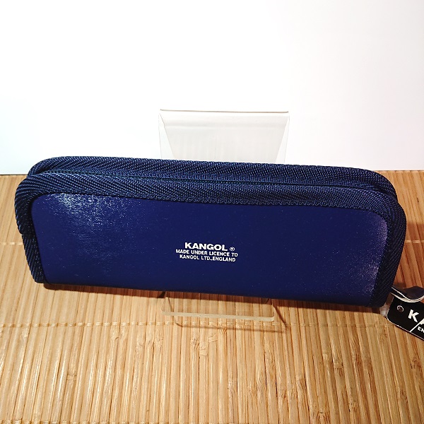 ペンケース 筆箱  ブルー  青 ネイビー KANGOL（カンゴール）ミニペンケース（ネイビーブルー）23482