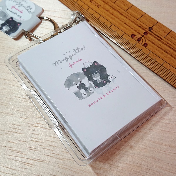 キーホルダー メモ（むぎゅっとふれんず せさみ＆そると）80161