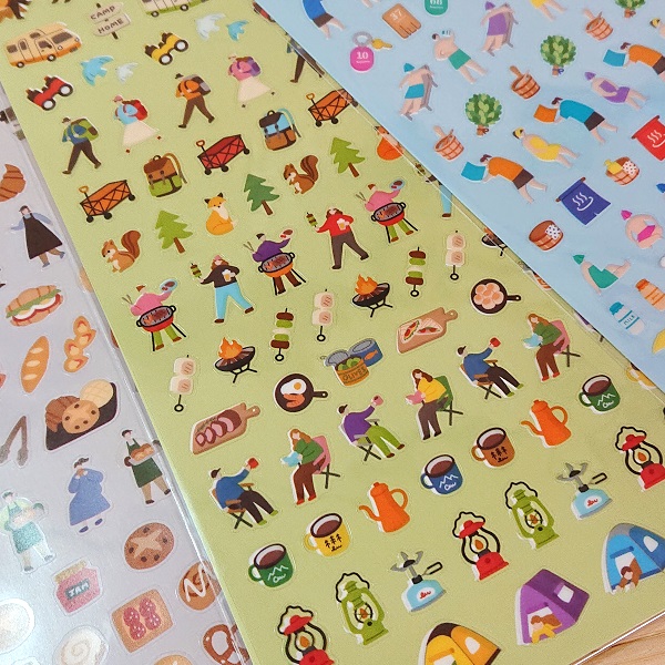 OTONA NO BUKATSU 趣味や活動のカテゴリーシール ステッカー 6点