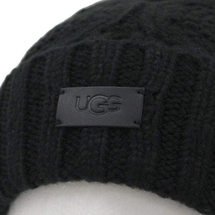 UGG（アグ） 並行輸入品 W Cable Beanie With Pom ケーブル ビーニー