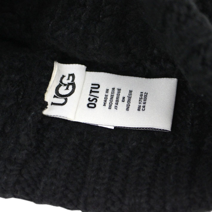 UGG（アグ） 並行輸入品 W Cable Beanie With Pom ケーブル ビーニー