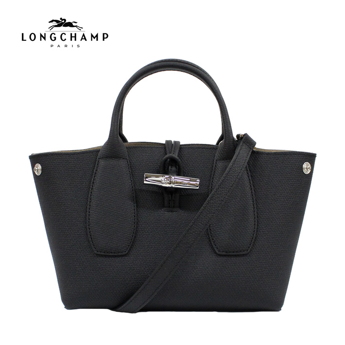 LONGCHAMP ロンシャン Roseau S ロゾ S トップハンドルバッグ Sサイズ ショルダーバッグ ブラック 本革 黒 レディース  10095 HPN 001 : 10095-hpn : 雑貨倉庫TOKIA - 通販 - Yahoo!ショッピング