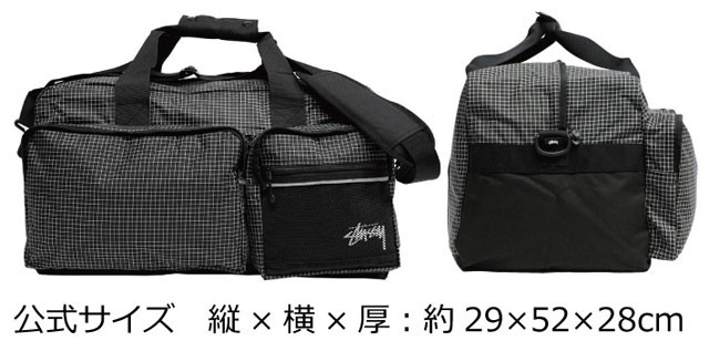 STUSSY Stussy ステューシー RIPSTOP NYLON DUFFLE リップス