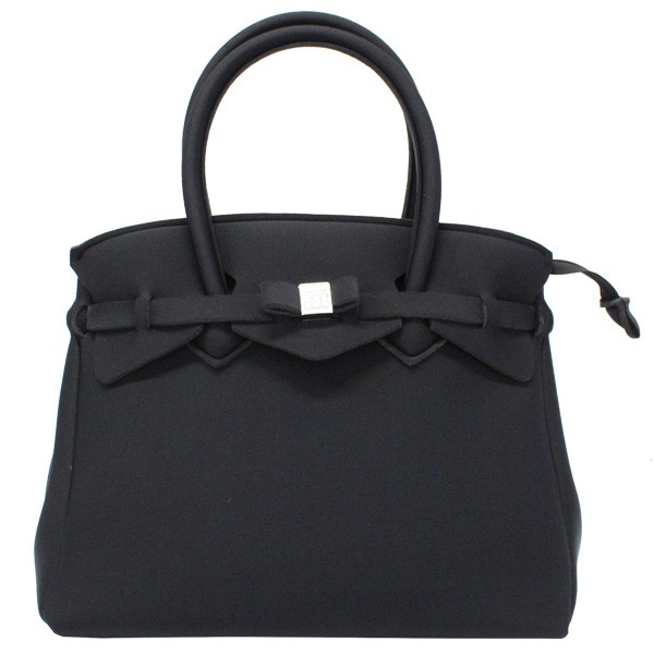 SAVE MY BAG ハンドバッグ　ブラック　＃C2924 公式】セーブマイバッグ - SAVE MY BAG JAPAN