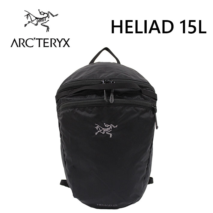 2023 国内正規 新品】ARC´TERYX Heliad 15L Backpack Black