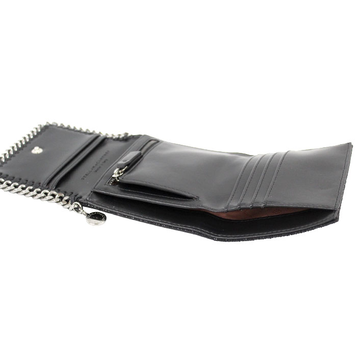 STELLA McCARTNEY ステラマッカートニー Falabella Small Flap Wallet ファラベラ コンパクトウォレット 三つ折り財布 ブラック 431000W9132 431000-w9132-10.jpg