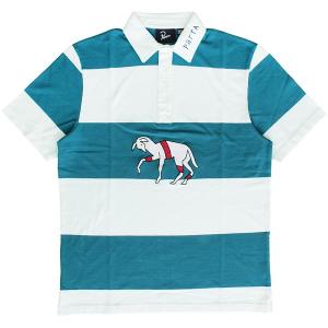 by Parra パラ Striped Goat Polo Shirts ストライプドゴートポロシャ...