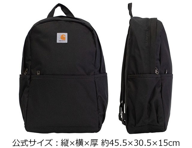 Carhartt カーハート　ブラックバックパック リュック 35L Amazon.co.jp: Carhartt 35L Triple-Compartment Backpack