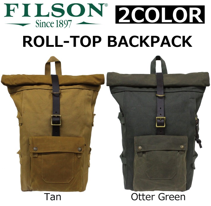 FILSON フィルソン ROLL-TOP BACKPACK ロールトップバックパック 70388 A4 デイパック リュックサック バッグ カバン  鞄 メンズ レディース クリスマス : 70388 : 雑貨倉庫TOKIA - 通販 - Yahoo!ショッピング