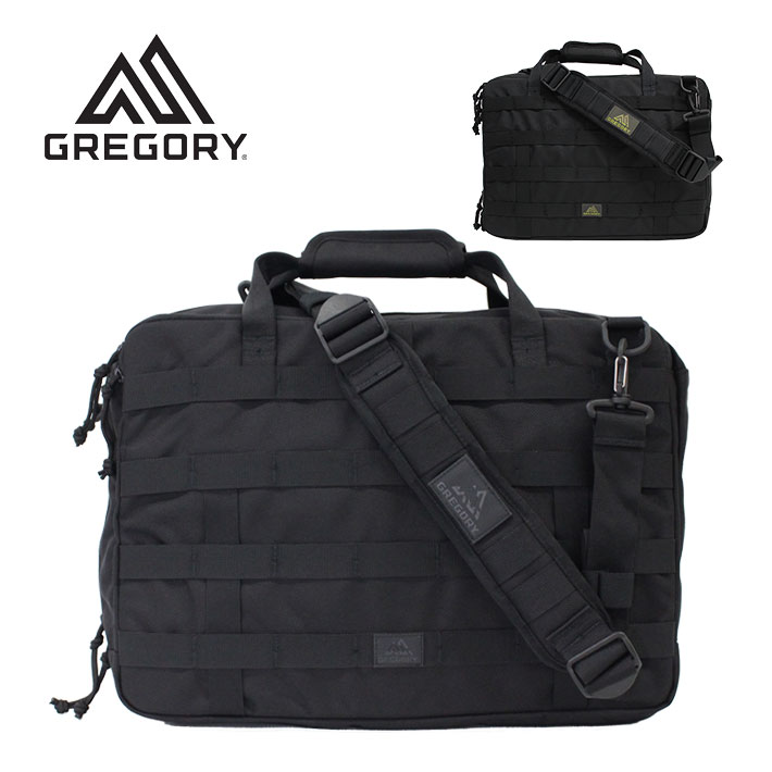 GREGORY グレゴリー ASSAULT 3WAY V2 アサルト3ウェイ V2 リュック バックパック ショルダーバッグ ビジネスバッグ メンズ  B4 16L 148202 ブラック