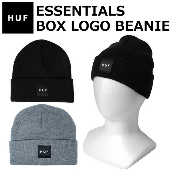 HUF（ハフ） 並行輸入品 ESSENTIALS BOX LOGO BEANIE エッセンシャル