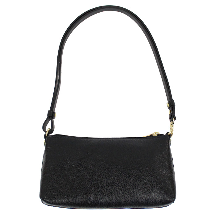 【新品】イルビゾンテ　ショルダーバッグ　BSH091 イルビゾンテ ショルダーバッグ ブラック BSH091 PVX001 BK190B