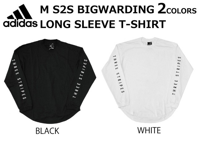 adidas アディダス M S2S BIG WARDING LONG SLEEVE T-SHIRT