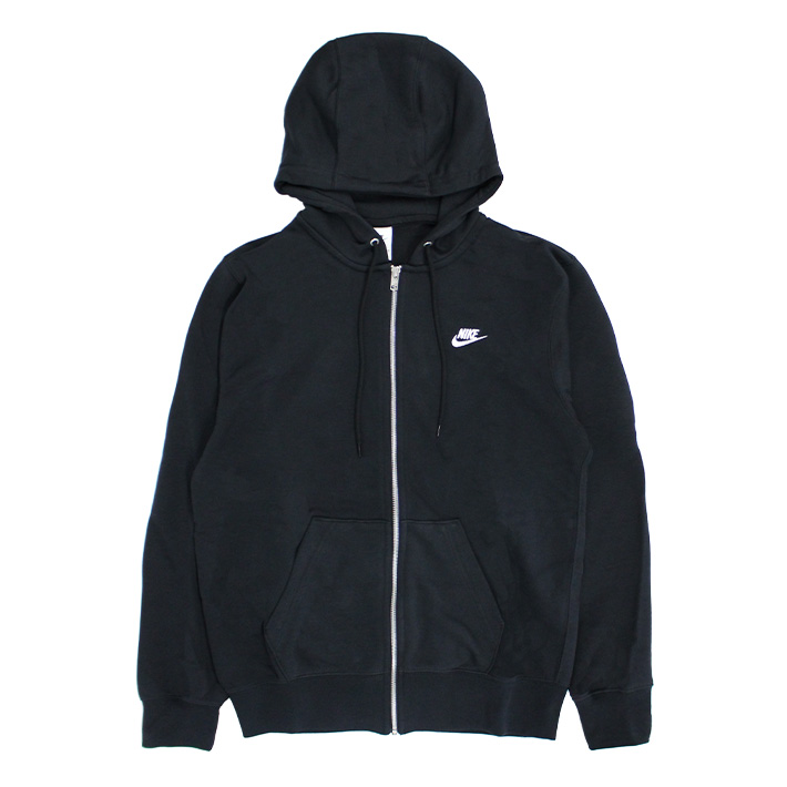 NIKE ナイキ　 パーカー　フルジップ　古着 黒　ブラック チームロゴ NIKE ロゴスウェット パーカー キッズ XL 160〜 ブラック ナイキ