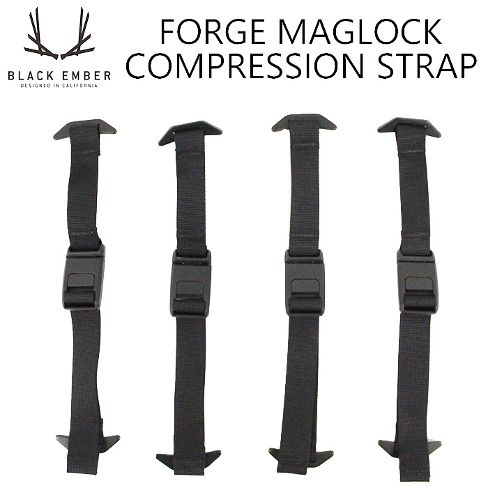 Black Ember Forge Maglock Compression Straps - Black Ember