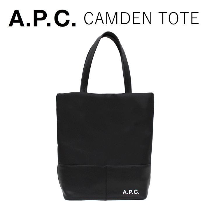 A.P.C.・CAMDENトートバッグ A.P.C.] アーペーセー Camden トートバッグ (BLACK) | INS