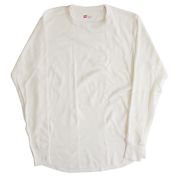 Hanes（ヘインズ） Thermal Crew Neck Long Sleeve T-Shirt サーマル