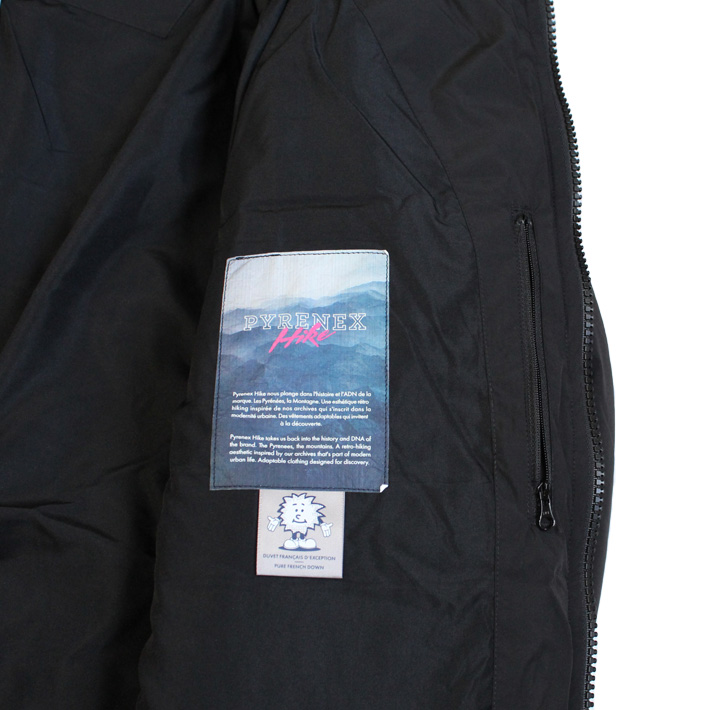 並行輸入品 PYRENEX ピレネックス SPARK スパーク ダウン アウター ジャケット 撥水素材 保温性能 メンズ ブラック HMY025P プレゼント ギフト 通勤 通学の画像