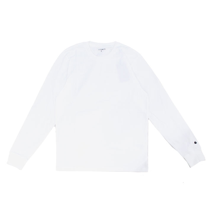 Tシャツ・カットソー CARHARTT L/S BASE T-SHIRT 5FT724 Carhartt WIP / L/S Base T-Shirt (WHITE) - CANVAS CLOTHING