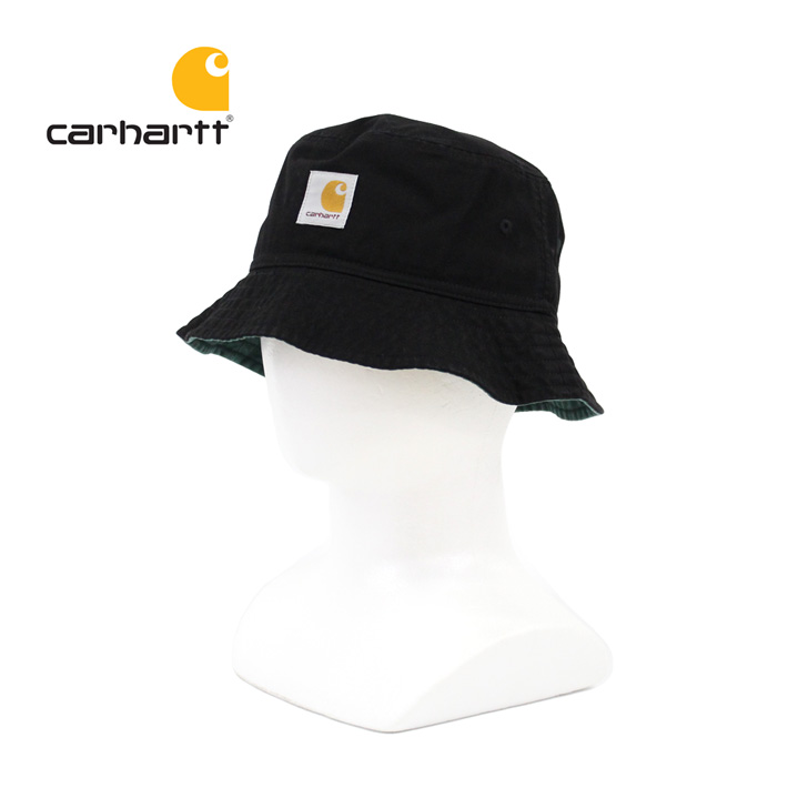 Carhartt WIP カーハート WIP HESTON BUCKET ヘストン バケットハット キャップ 帽子 メンズ レディース グリーン  I032129 ブラック 黒 プレゼント