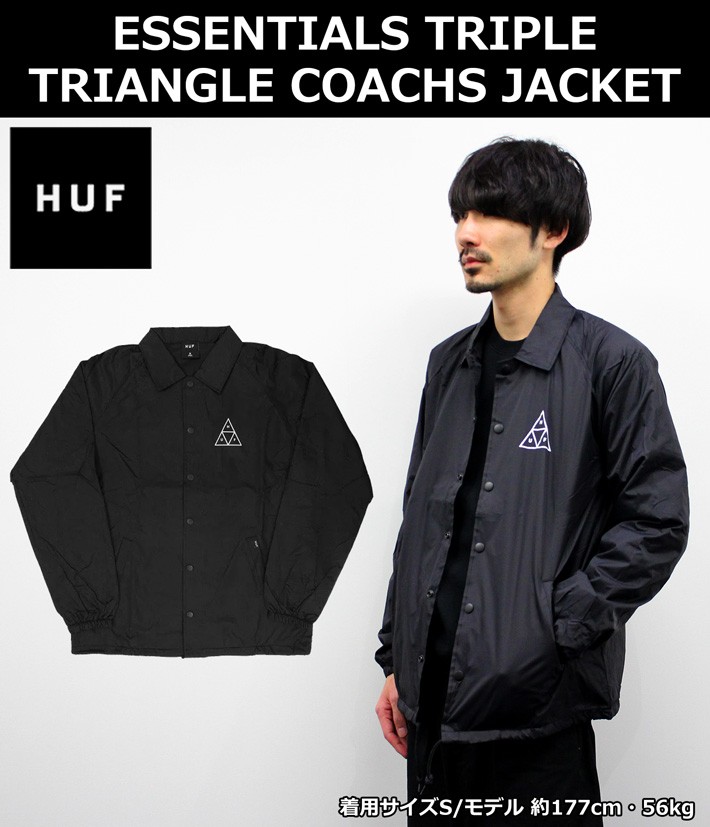 HUF ハフ ESSENTIALS TRIPLE TRIANGLE COACHS JACKET