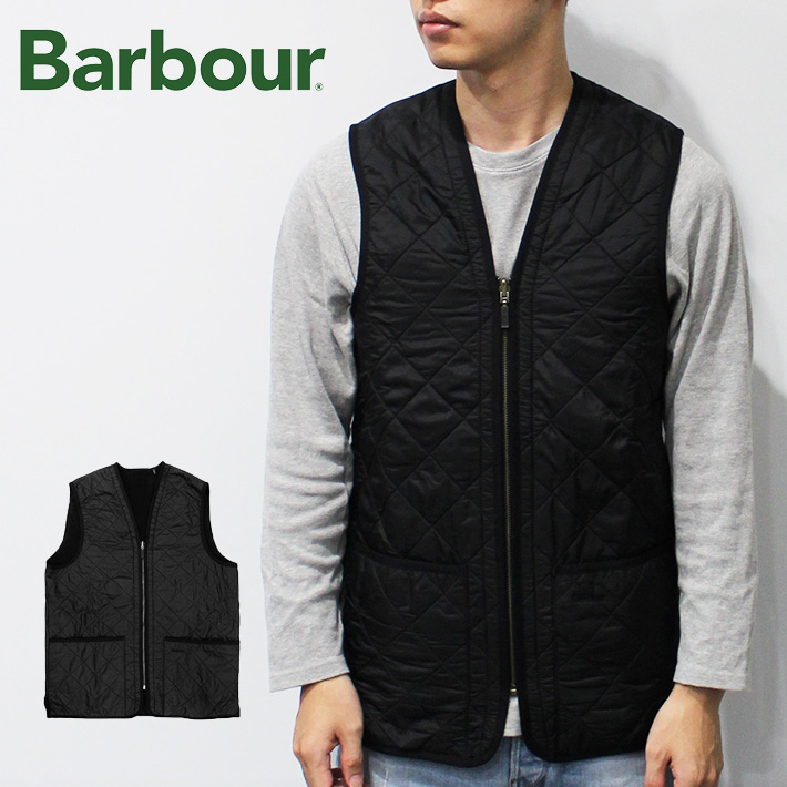 Barbour バブアー POLARQUILT WAISTCOAT ZIP IN LINER ポーラキルト ウエストコート ジップインライナー  ライニングベスト メンズ MLI0002BK91 送料無料