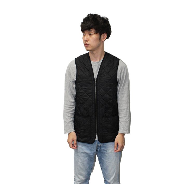 Barbour バブアー POLARQUILT WAISTCOAT ZIP IN LINER ポーラキルト ウエストコート ジップインライナー  ライニングベスト メンズ MLI0002BK91 送料無料