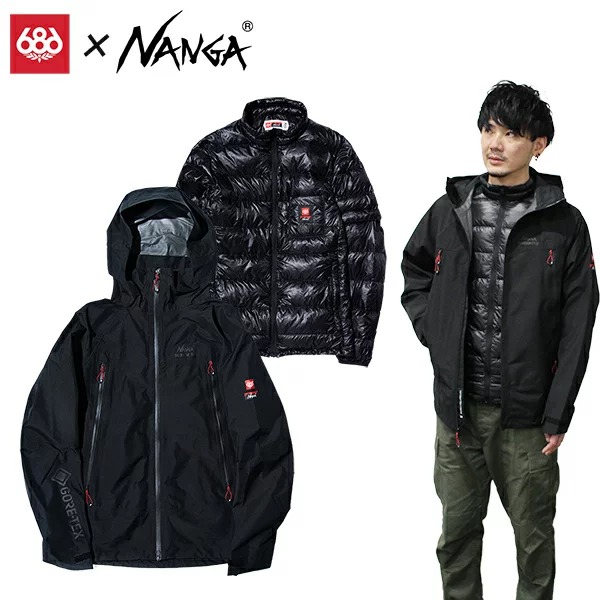 NANGA × 686 ナンガ シックスエイトシックス GORE-TEX PACLITE Shell JACKET シェル ジャケット  ダウンジャケット アウター MOW918 メンズ ホワイトデー