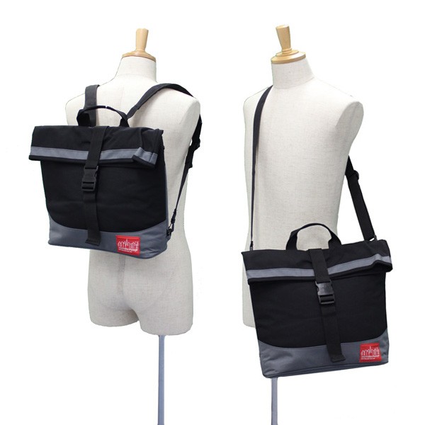 美品 Manhattan Portage(マンハッタンポーテージ) mp1245blk-gry--5.jpg