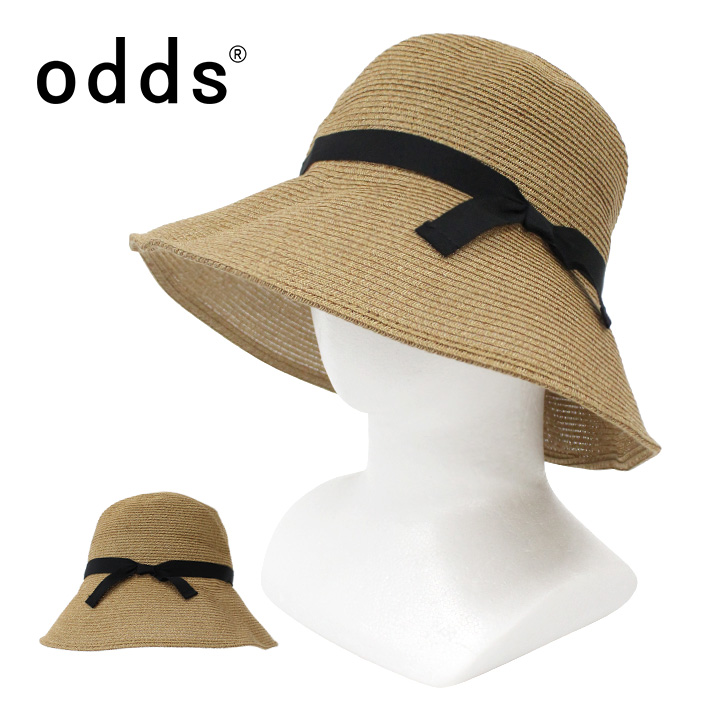 Odds odds オッズ PACKABLE RIBBON HAT パッカブルリボンハット